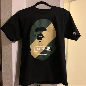 BAPE “World Gone Mad” black tshirt
